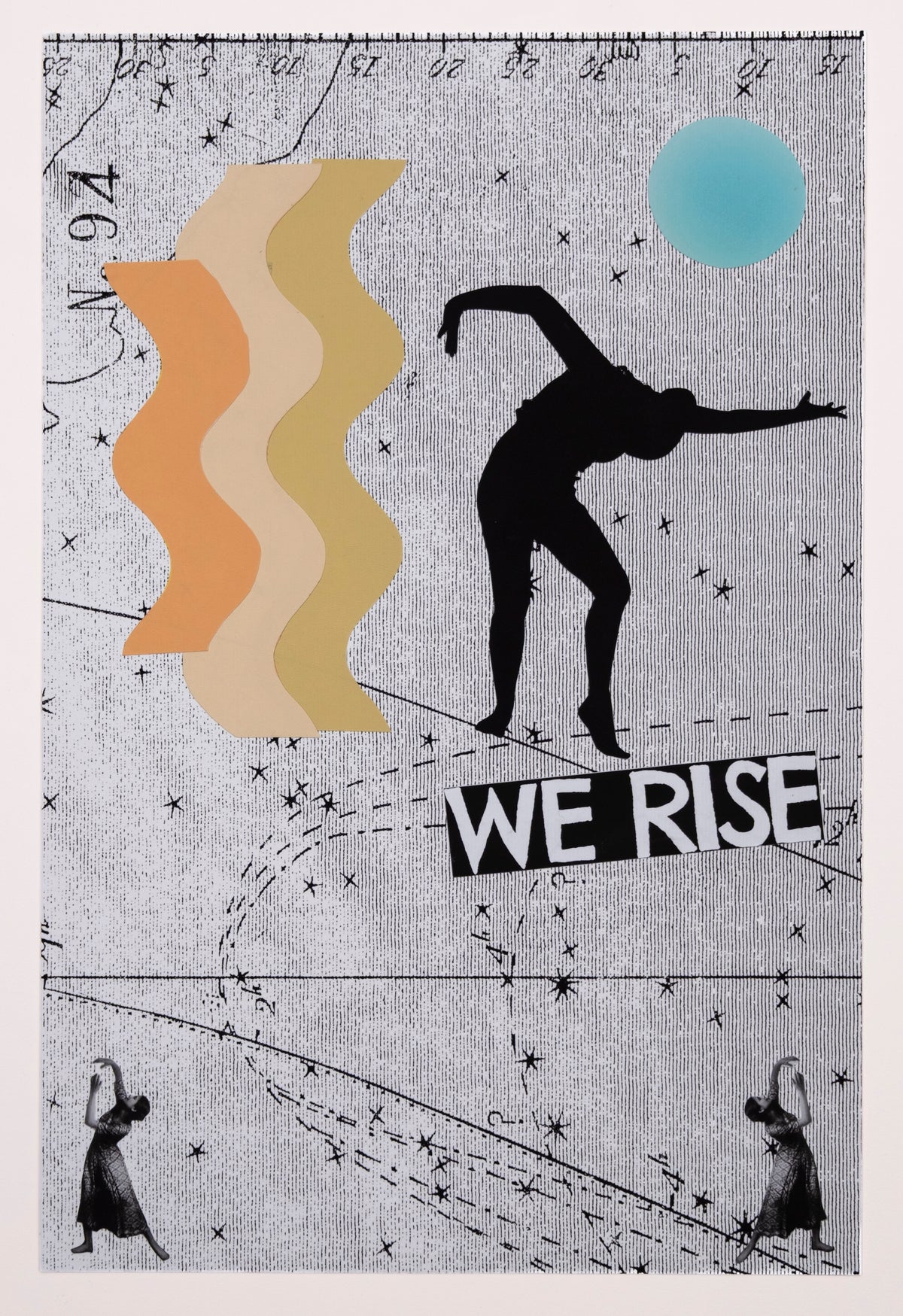 Kunstdruck, Marinella Senatore Titel: "We rise by lifting others" - Version 2, inklusive Ausstellungskatalog