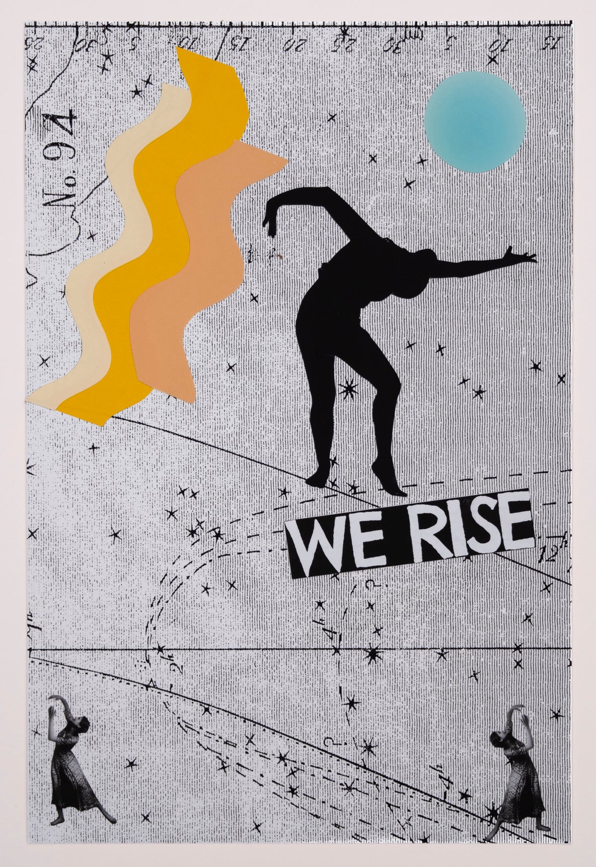 Kunstdruck, Marinella Senatore Titel: "We rise by lifting others" - Version 1, inklusive Ausstellungskatalog